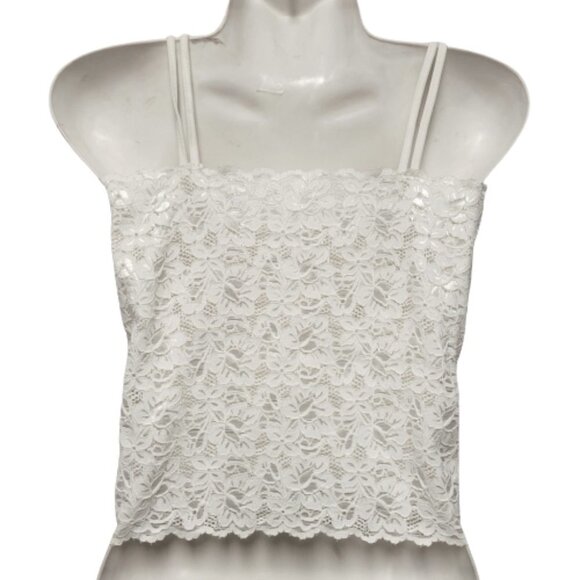 Lace Cami Crop Top Lace Bralette Stretchy Lace Camisole Lace Crop Tank Top - NEW - Picture 2 of 11